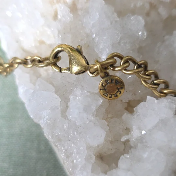 J. Crew Multicolor Statement Necklace and Gold Bangle Set - Picture 8 of 8